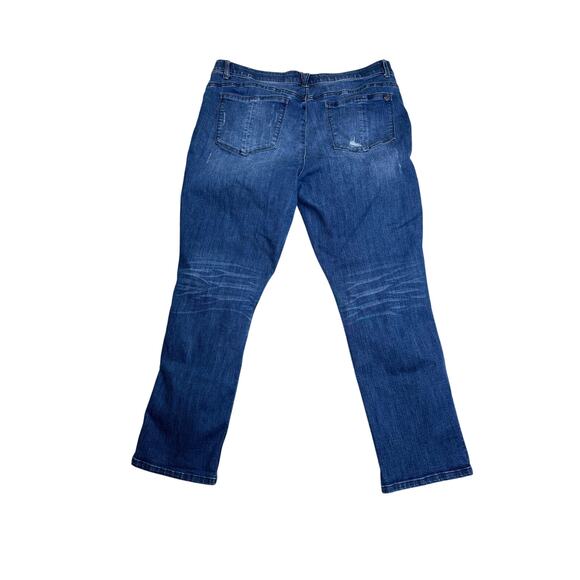 Wit & Wisdom Jeans Women's 16 High Waist Ankle Straight Medium Wash - Picture 2 of 6